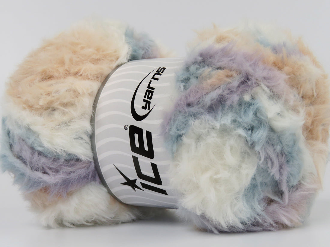 Bunny Fur Multicolor Yarn - Premium Soft Knitting Yarn for Luxurious Projects