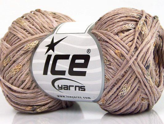 Lot of 8 Skeins ICE SALE SUMMER (76% Viscose) Hand Knitting Yarn Rose Pink