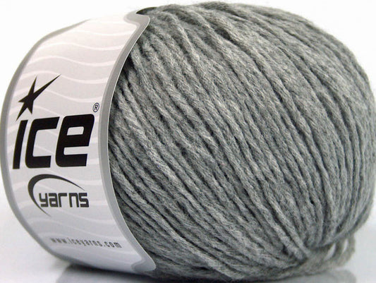Lot of 8 Skeins ICE SALE SUMMER (20% Viscose) Hand Knitting Yarn Grey