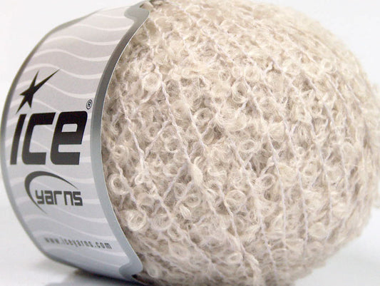 Lot of 8 Skeins ICE SALE LUXURY-PREMIUM (44% Alpaca Superfine) Yarn Light Beige