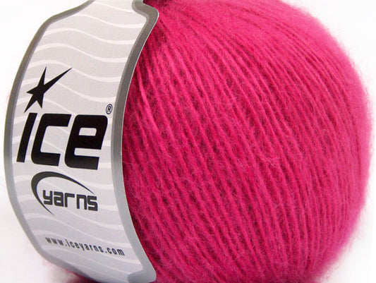 Lot of 8 Skeins ICE SALE WINTER (30% Mohair 20% Wool) Yarn Candy Pink