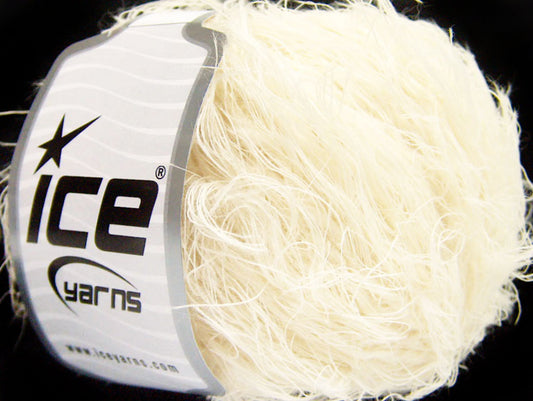 Lot of 8 Skeins ICE SALE WINTER (85% Wool) Hand Knitting Yarn Cream
