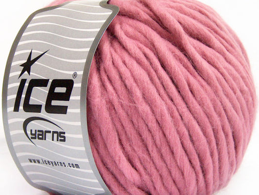 Lot of 4 x 100gr Skeins ICE ACRYL SUPERBULKY Hand Knitting Yarn Rose Pink