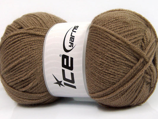Lot of 4 x 100gr Skeins Ice Yarns GONCA Hand Knitting Yarn Camel