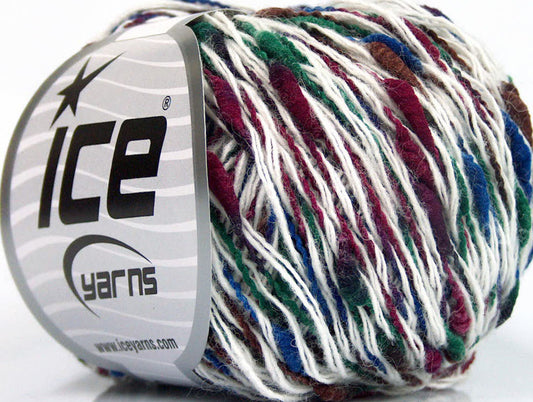 Lot of 8 Skeins Ice Yarns SALE WINTER (50% Merino Wool) Yarn White Burgundy Blue Green