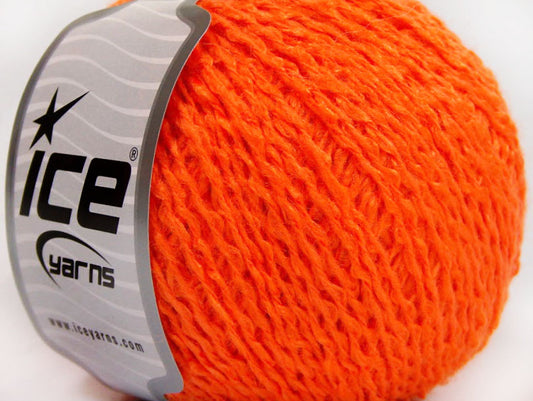 Lot of 8 Skeins ICE TOFFEE Hand Knitting Yarn Orange