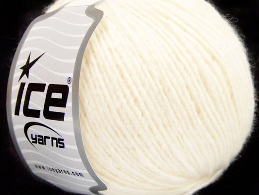 Lot of 8 Skeins ICE SALE SUMMER (100% Cotton) Hand Knitting Yarn Ecru