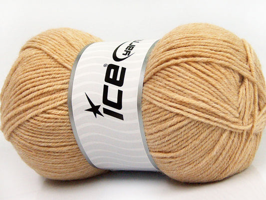 Lot of 4 x 100gr Skeins Ice Yarns SOFT TOUCH BABY Yarn Cafe Latte