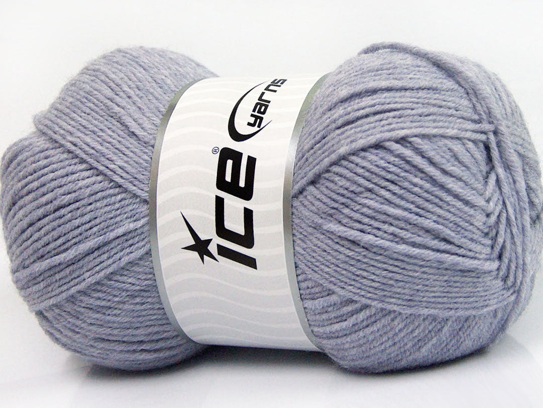 Lot of 4 x 100gr Skeins Ice Yarns SOFT TOUCH BABY Yarn Light Lavender