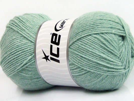 Lot of 4 x 100gr Skeins ICE SOFT TOUCH BABY Hand Knitting Yarn Mint Green