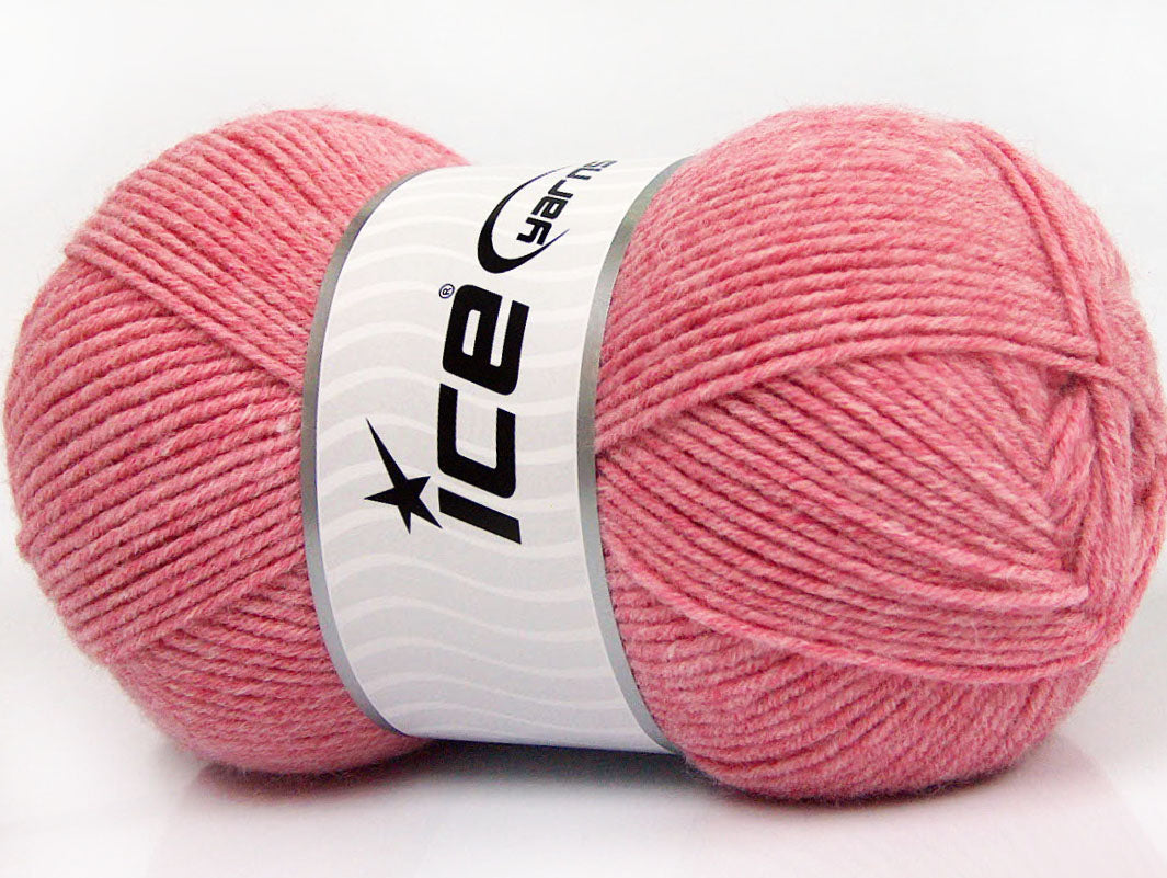 Lot of 4 x 100gr Skeins Ice Yarns SOFT TOUCH BABY Hand Knitting Yarn Pink
