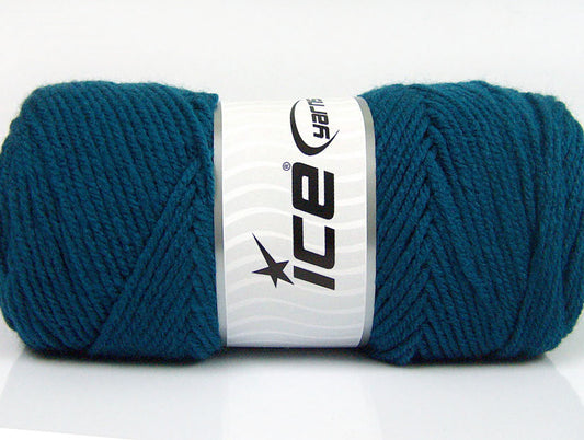 Lot of 4 x 100gr Skeins Ice Yarns SAVER 100 Hand Knitting Yarn Teal