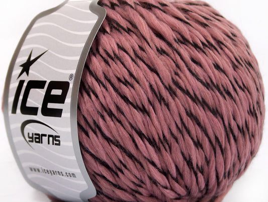 Lot of 8 Skeins ICE COLOR ACRYL Hand Knitting Yarn Rose Pink