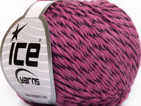 Lot of 8 Skeins ICE COLOR ACRYL Hand Knitting Yarn Orchid