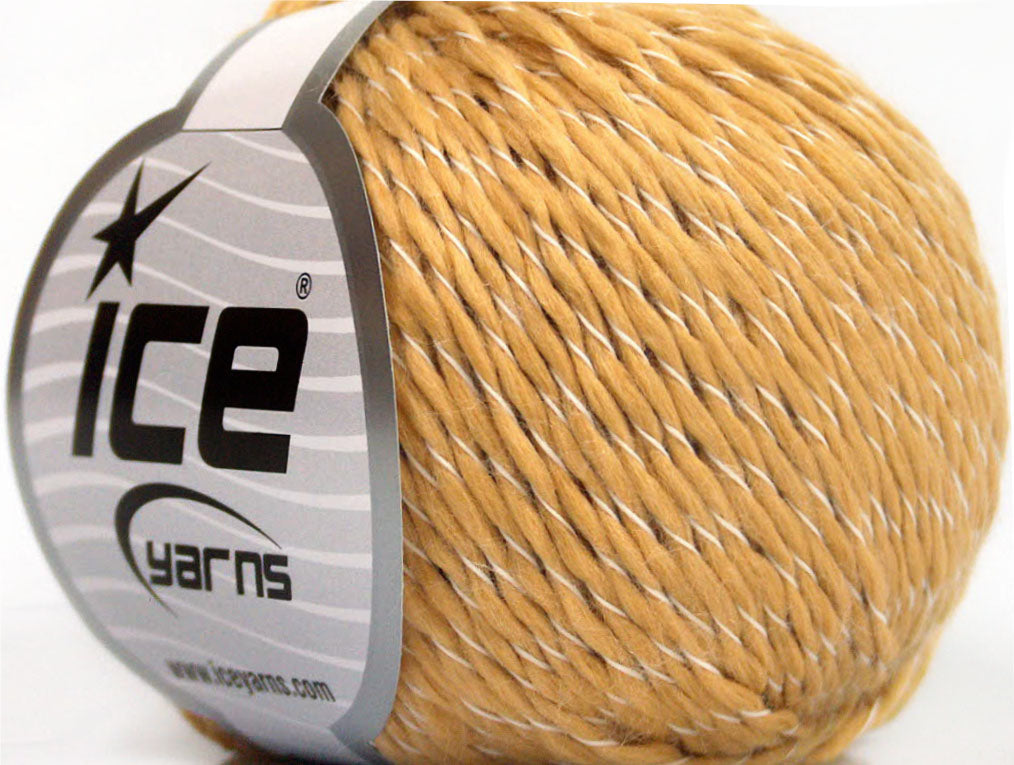 Lot of 8 Skeins Ice Yarns SALE PLAIN Hand Knitting Yarn Cafe Latte