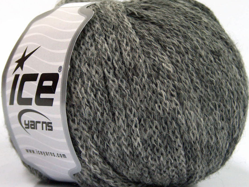 Lot of 8 Skeins ICE SALE LUXURY-PREMIUM (53% Alpaca 35% Wool) Yarn Grey Shades