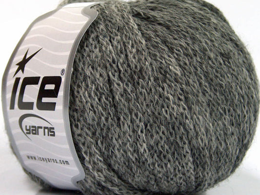 Lot of 8 Skeins ICE SALE LUXURY-PREMIUM (53% Alpaca 35% Wool) Yarn Grey Shades