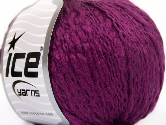 Lot of 8 Skeins ICE SALE WINTER (30% Wool) Hand Knitting Yarn Purple