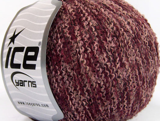 Lot of 8 Skeins ICE MISC SALE Hand Knitting Yarn Burgundy Light Pink