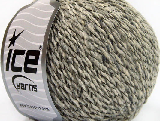 Lot of 8 Skeins ICE PIEMONTE LANA (40% Wool) Hand Knitting Yarn Grey Melange