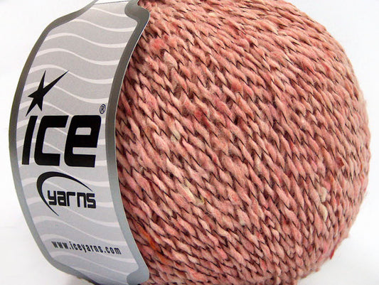 Lot of 8 Skeins ICE PIEMONTE LANA (40% Wool) Hand Knitting Yarn Pink Melange