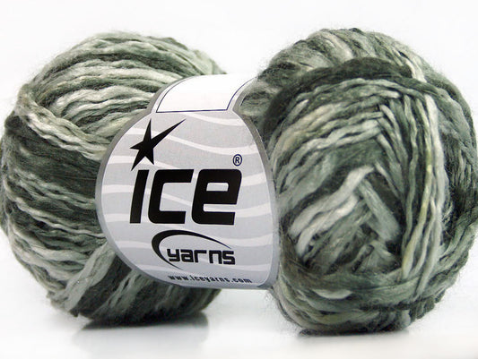 Lot of 8 Skeins ICE FLAMME ACRYL DK Hand Knitting Yarn Grey Shades