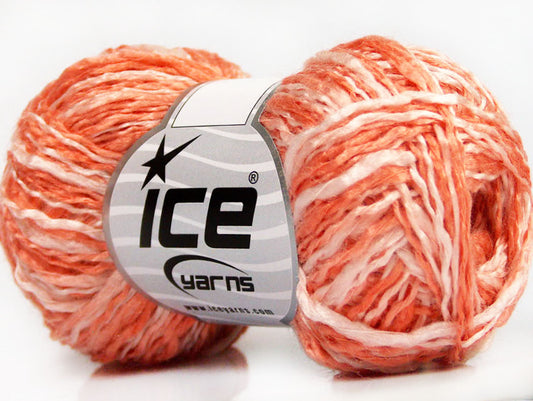 Lot of 8 Skeins ICE FLAMME ACRYL DK Hand Knitting Yarn Salmon Shades