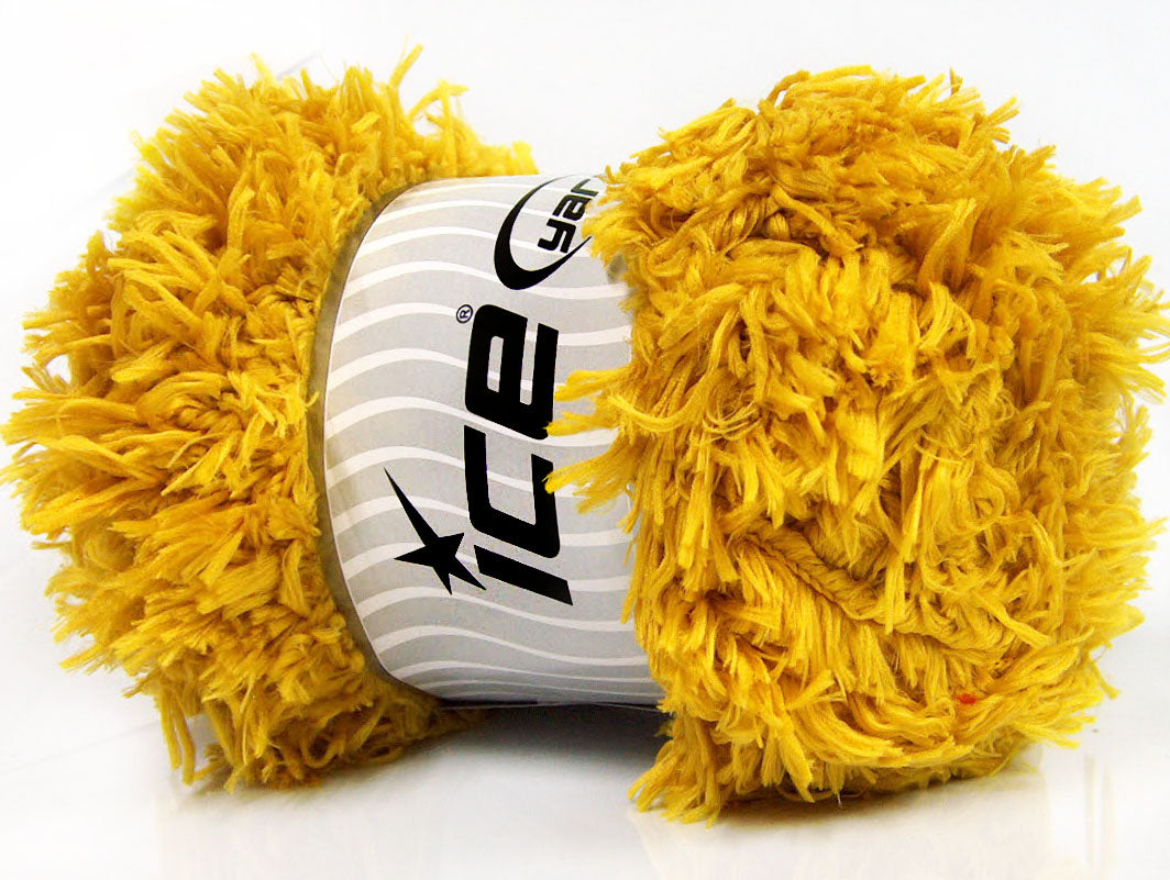 Lot of 2 x 200gr Skeins Ice Yarns LAMBKIN (100% MicroFiber) Yarn Gold