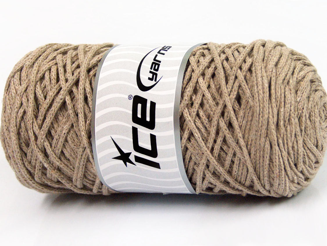 250 gr ICE YARNS MACRAME COTTON BULKY (100% Cotton) Hand Knitting Yarn Mink