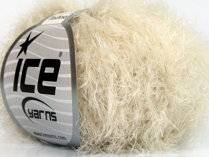 Lot of 8 Skeins Ice Yarns TECHNO Hand Knitting Yarn Cream