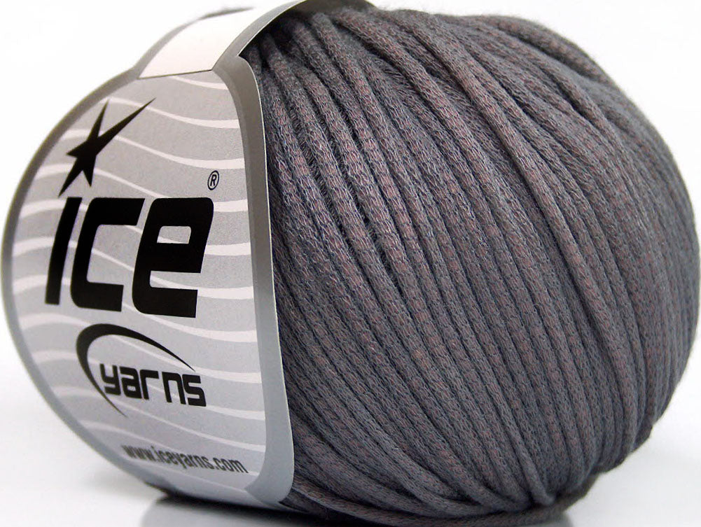 Lot of 8 Skeins ICE SALE SUMMER (35% Cotton) Hand Knitting Yarn Light Maroon