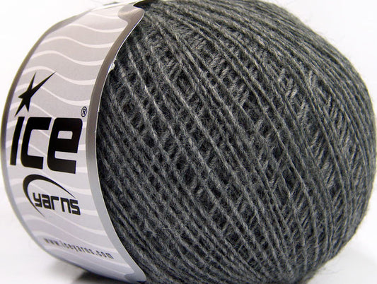 Lot of 8 Skeins ICE ROSE ALPACA (25% Alpaca 20% Wool) Hand Knitting Yarn Grey