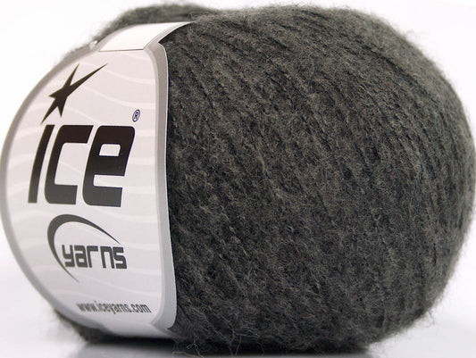 Lot of 10 Skeins Ice Yarns WOOL COMFORT SUPERFINE (34% Wool) Yarn Anthracite Black