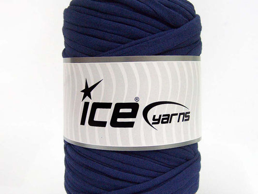 250 gr ICE YARNS UPCYCLED FABRIC 250 (95% Cotton 5% Elastan) Yarn Purple