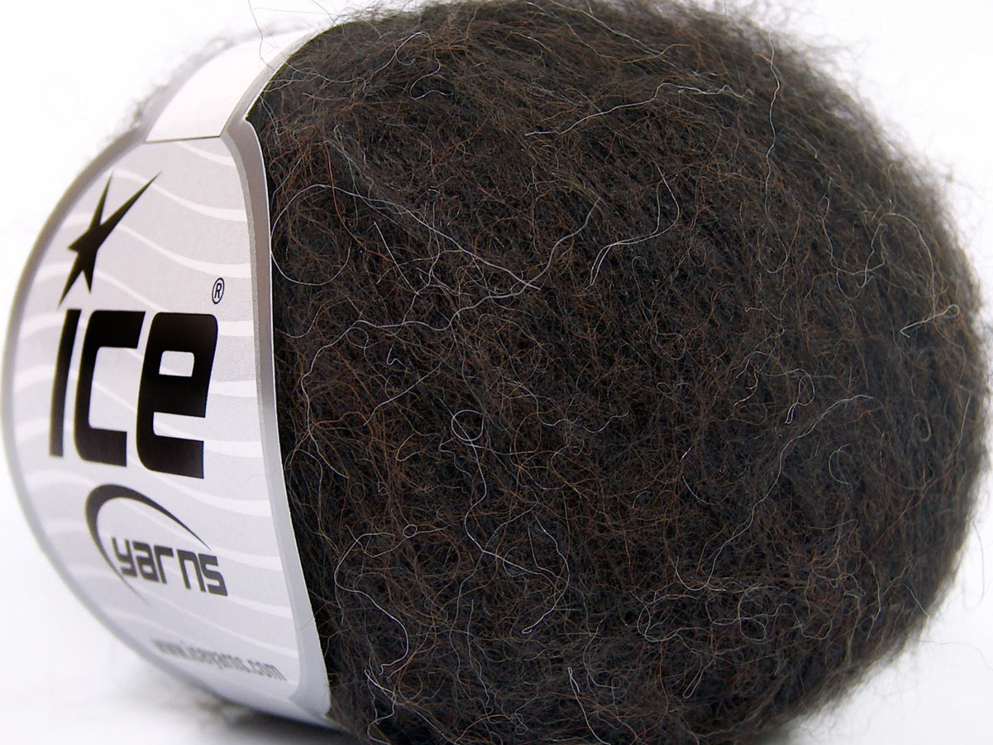 Lot of 10 Skeins Ice Yarns ALPACA SUPERFINE WOOL COMFORT (28% Alpaca Superfine 31% Wool) Yarn Dark Brown