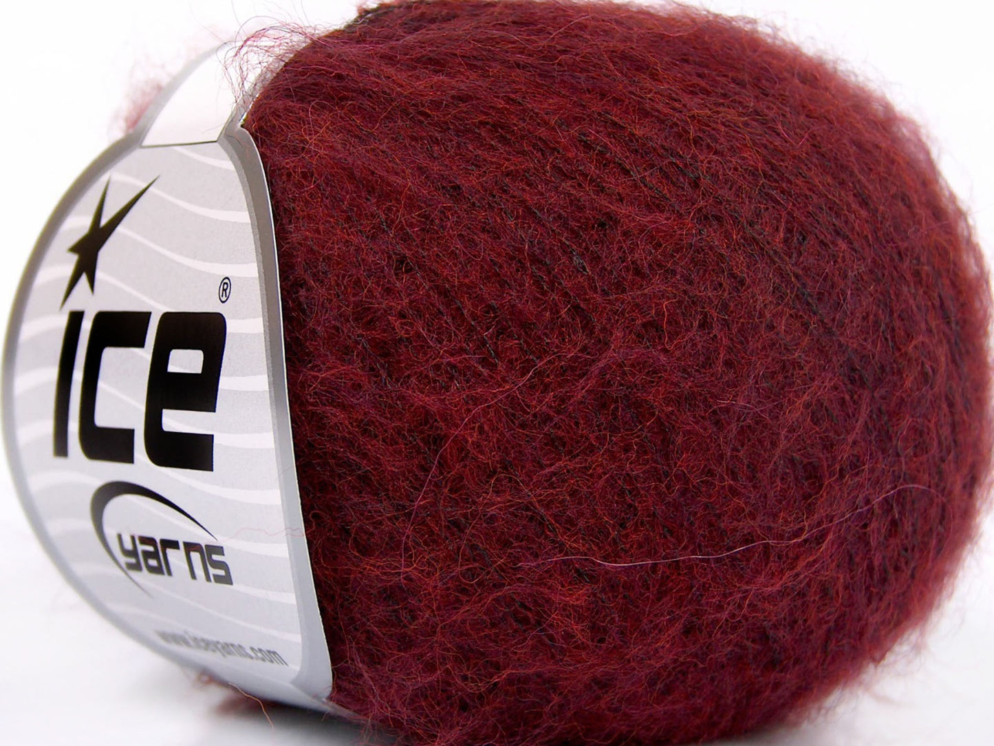 Lot of 10 Skeins Ice Yarns ALPACA SUPERFINE WOOL COMFORT (28% Alpaca Superfine 31% Wool) Yarn Burgundy