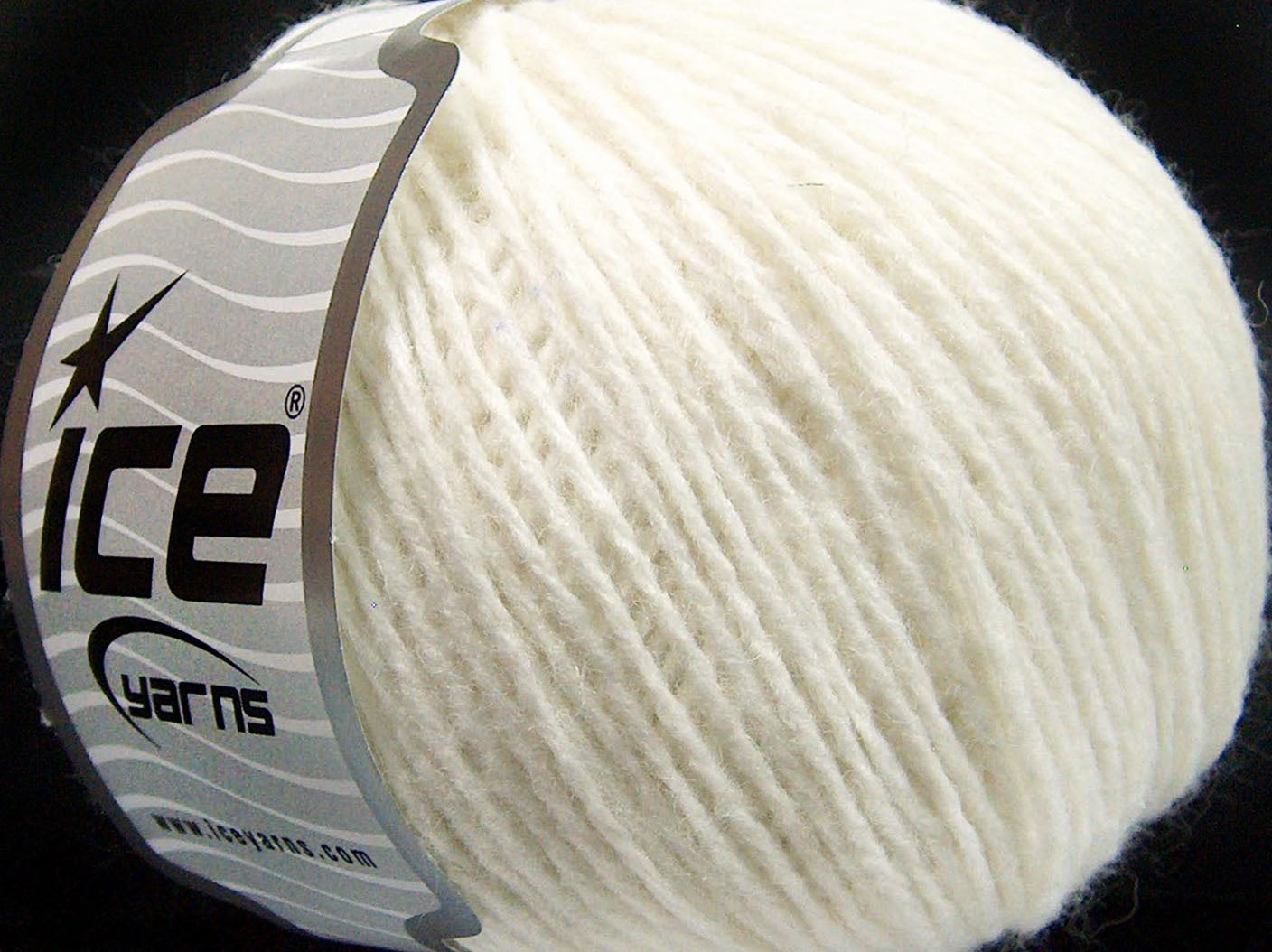 Lot of 8 Skeins Ice Yarns SALE WINTER (50% Wool) Hand Knitting Yarn Ecru