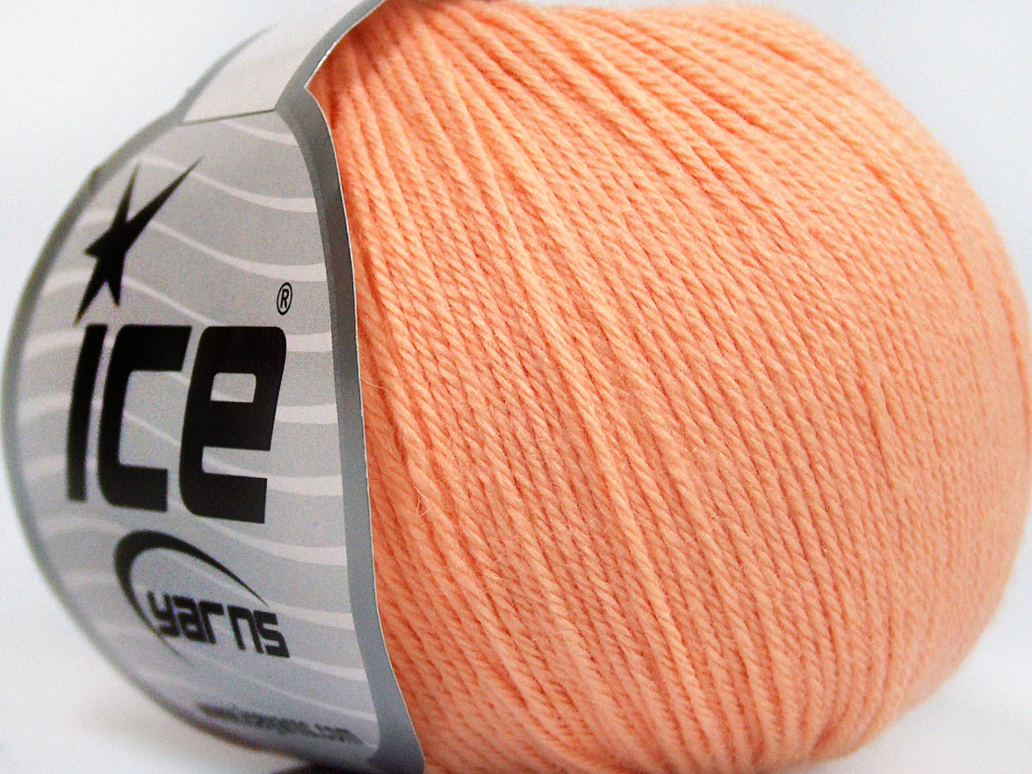 Lot of 8 Skeins Ice Yarns BABY MERINO SOFT (40% Merino Wool) Yarn Light Salmon