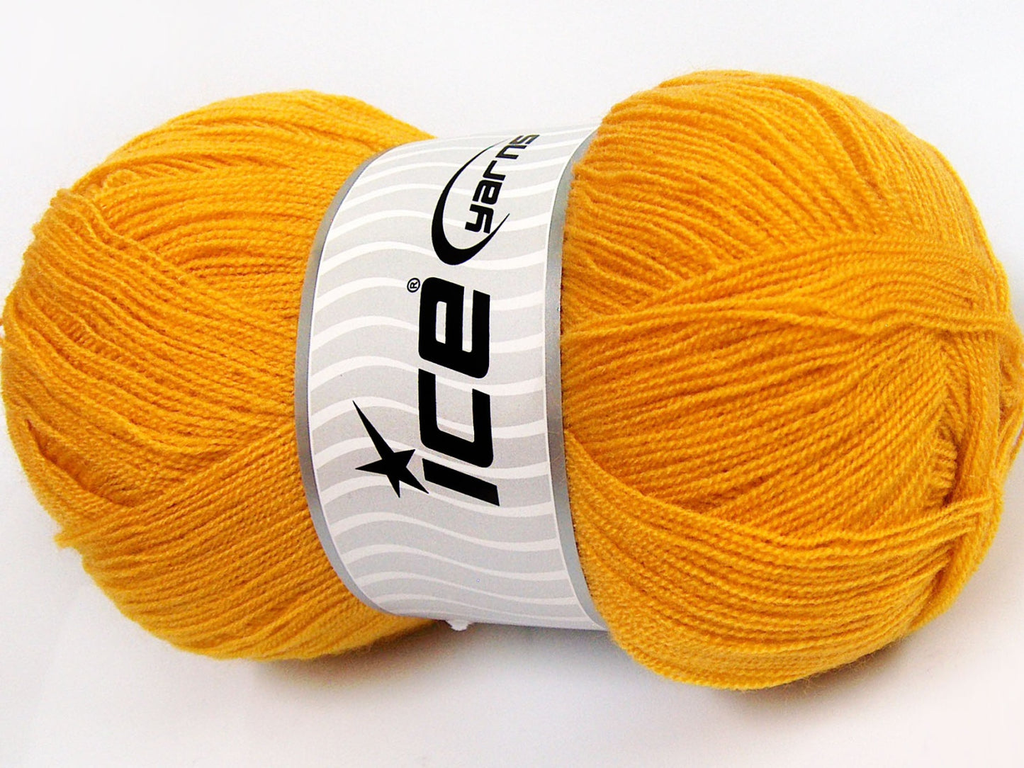 Lot of 4 x 100gr Skeins Ice Yarns KRISTAL Hand Knitting Yarn Gold