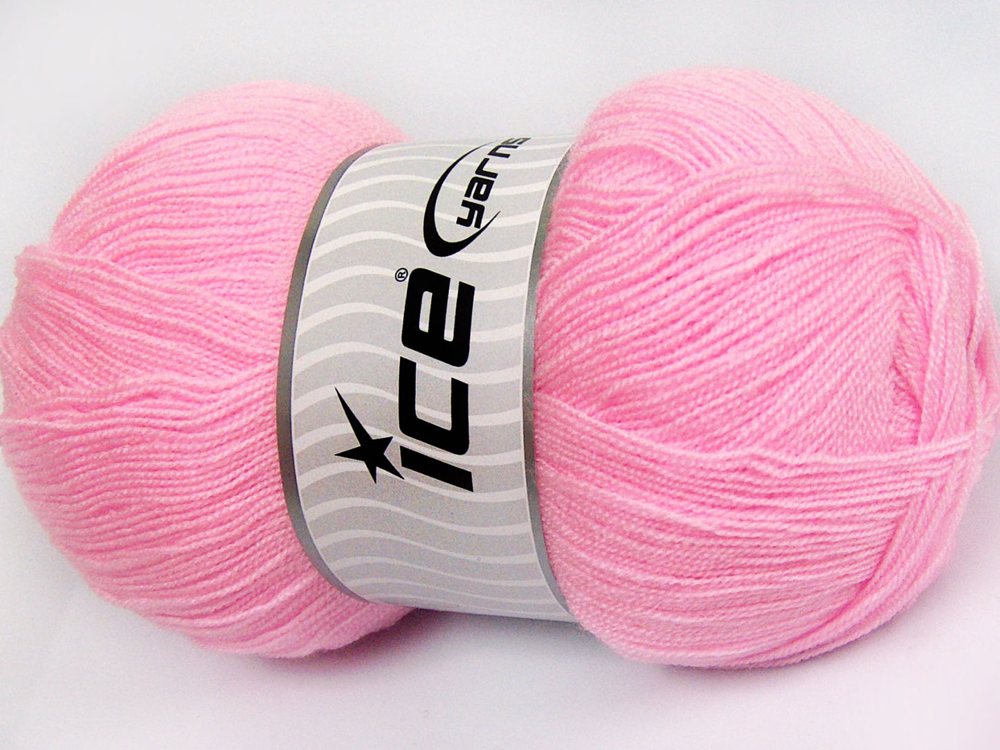 Lot of 4 x 100gr Skeins Ice Yarns KRISTAL Hand Knitting Yarn Baby Pink