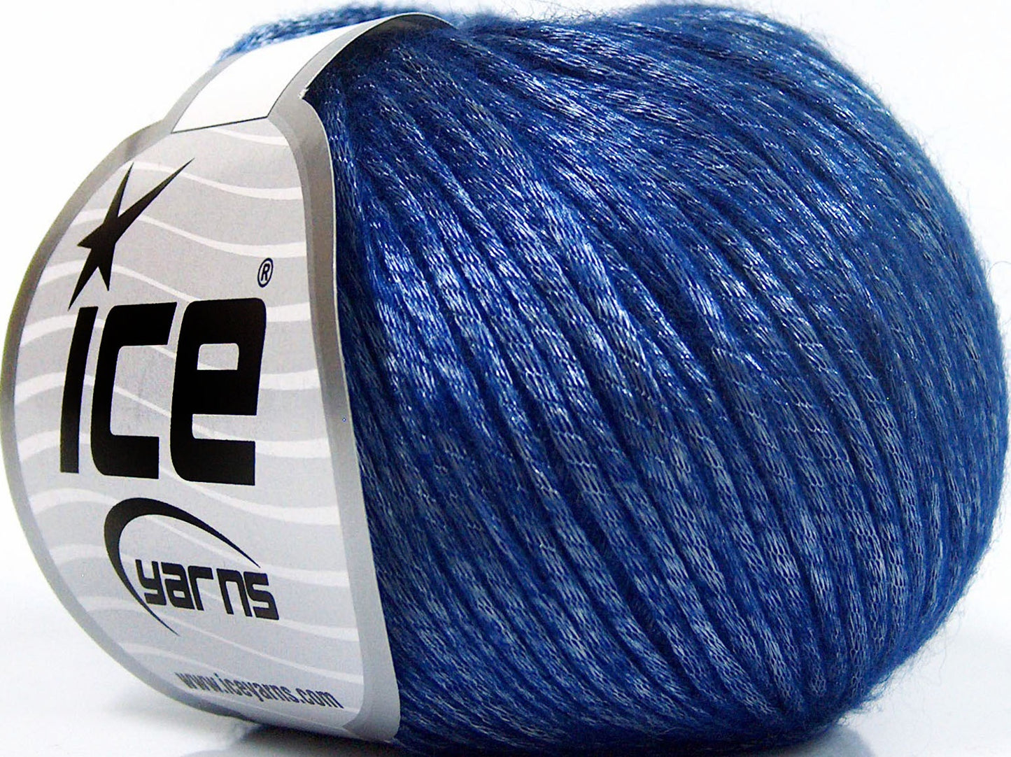 Lot of 8 Skeins Ice Yarns ROCKABILLY (67% Tencel) Hand Knitting Yarn Dark Blue