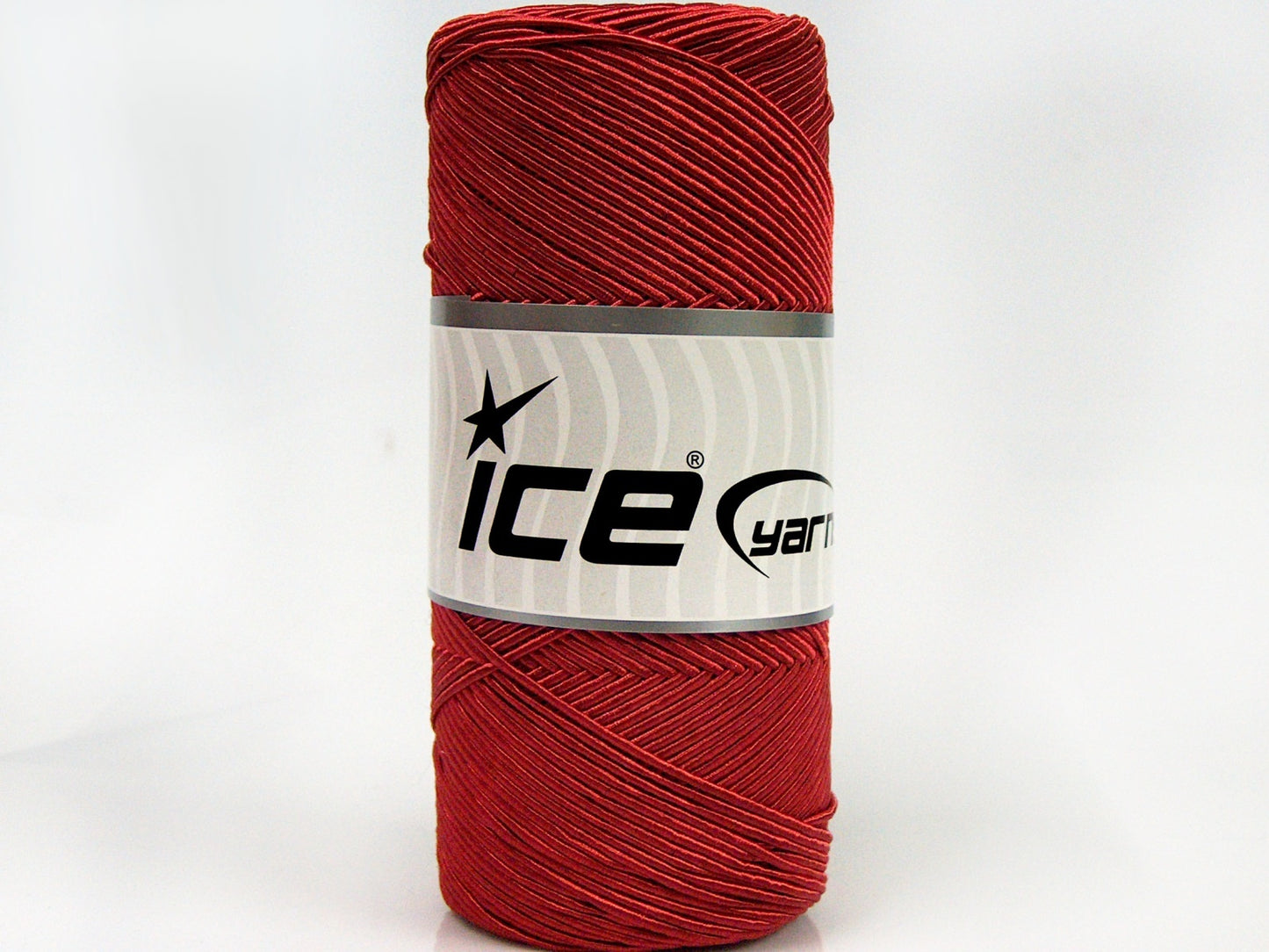 Lot of 2 x 200gr Skeins Ice Yarns SHINY COTTON (30% Cotton) Yarn Red