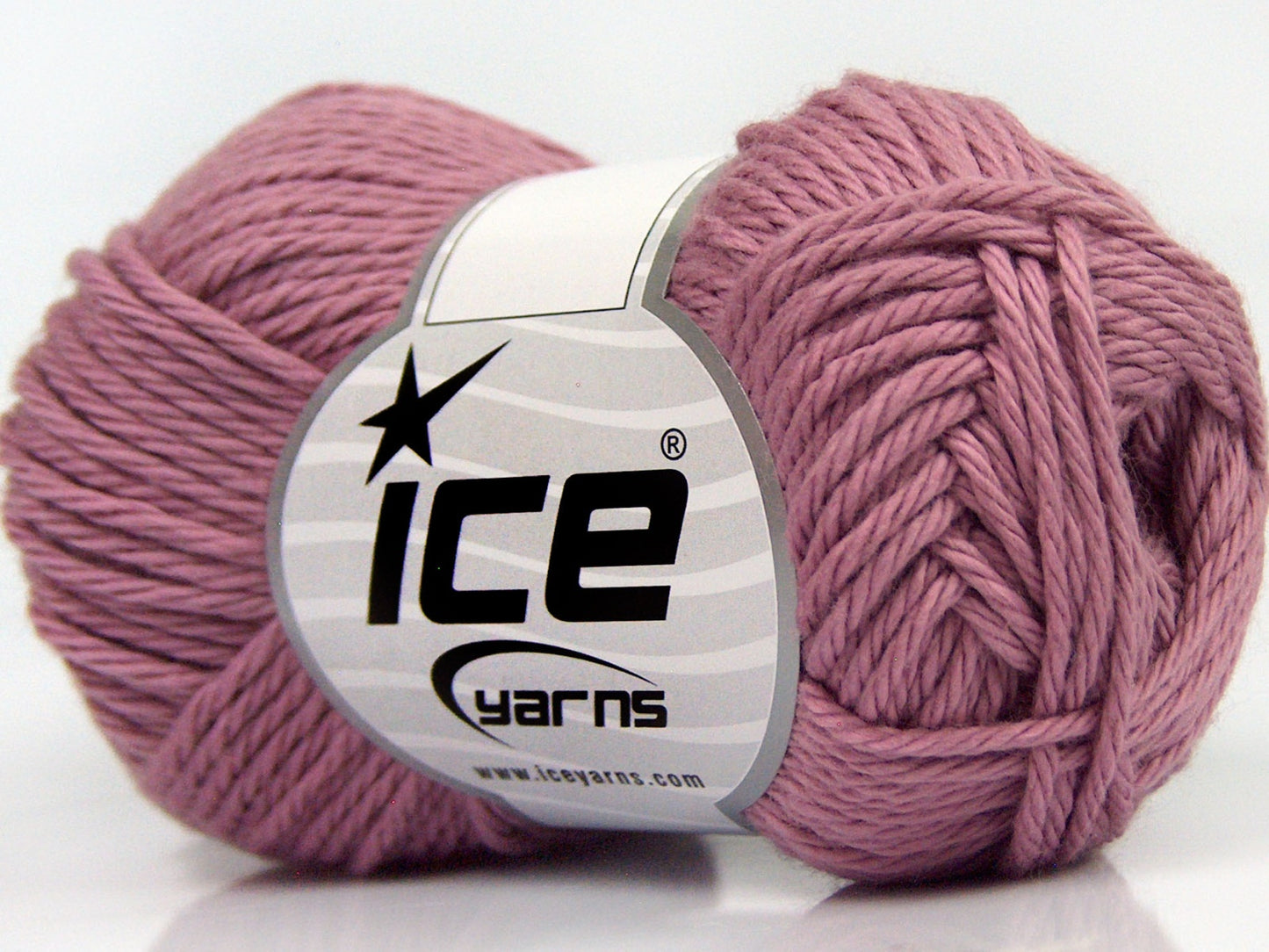 Lot of 8 Skeins Ice Yarns PURE COTTON (100% Cotton) Hand Knitting Yarn Orchid