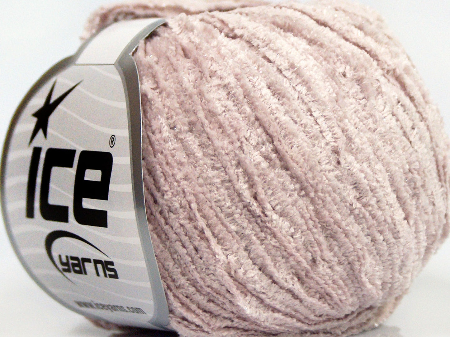 Lot of 8 Skeins Ice Yarns SALE CHENILLE Hand Knitting Yarn Light Pink