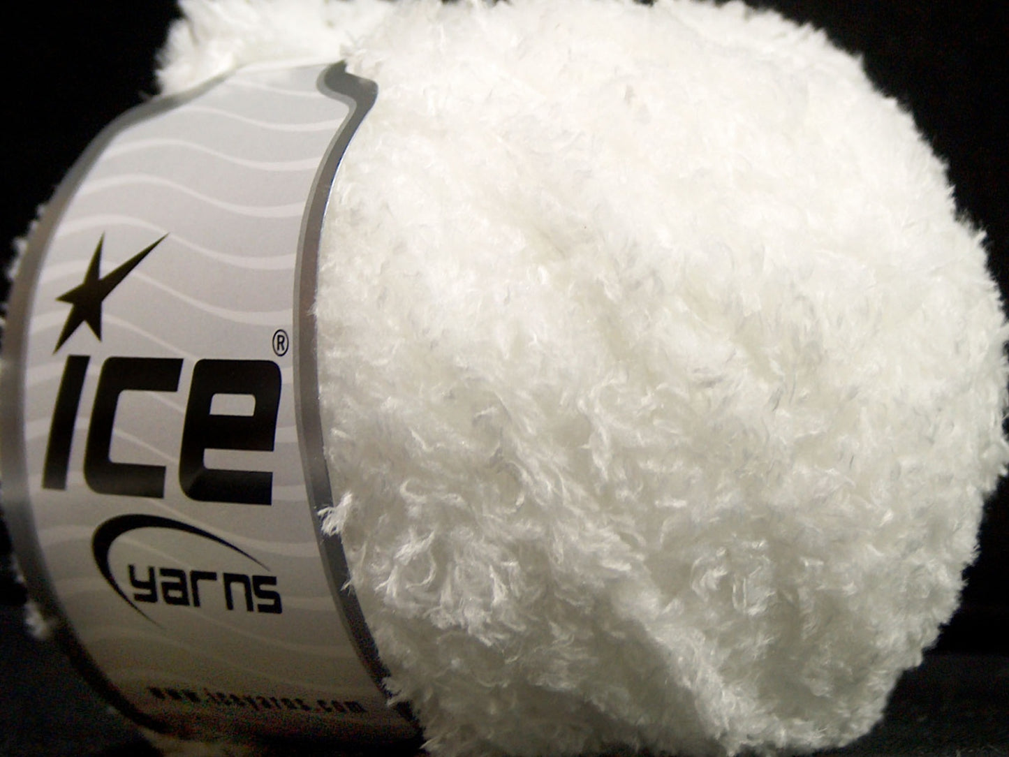 Lot of 8 Skeins Ice Yarns SALE EYELASH (100% MicroFiber) Yarn White