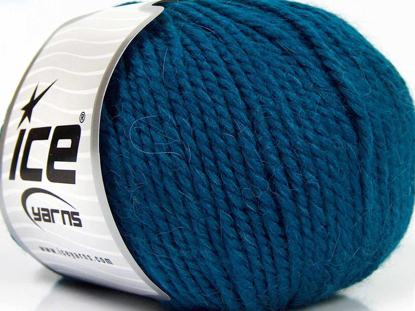 Lot of 3 x 100gr Skeins Ice Yarns PERUVIAN (25% Alpaca 25% Wool) Yarn Dark Turquoise