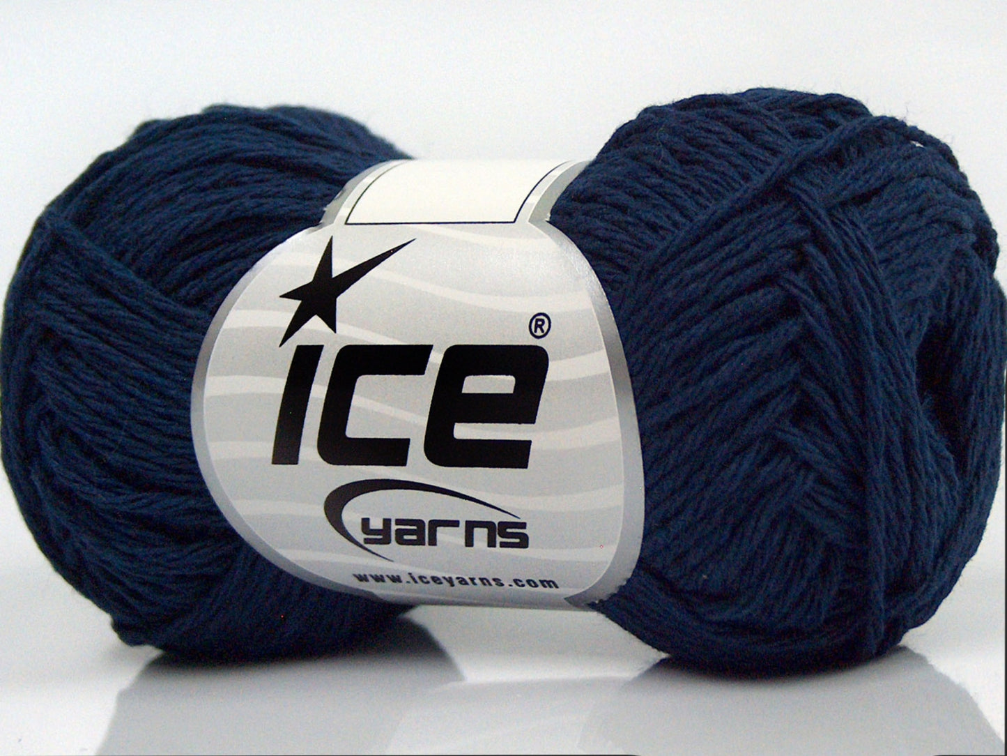 Lot of 8 Skeins Ice Yarns SALE SUMMER (50% Cotton) Hand Knitting Yarn Navy