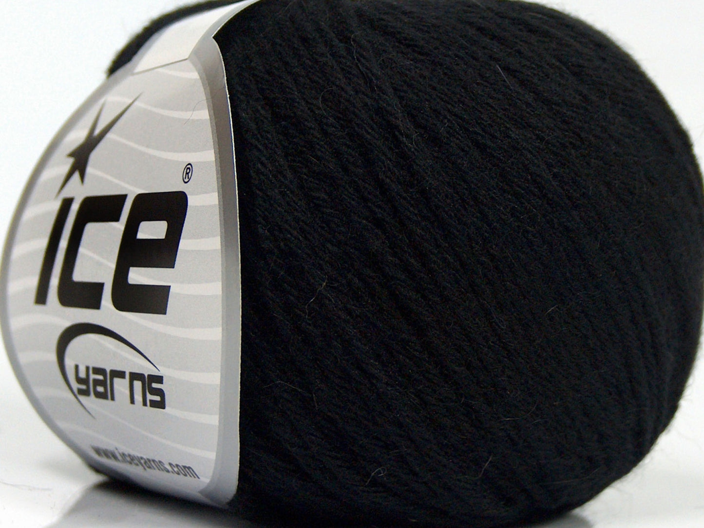 Lot of 8 Skeins Ice Yarns MILANO DK (10% Baby Alpaca 15% Kid Mohair) Yarn Black