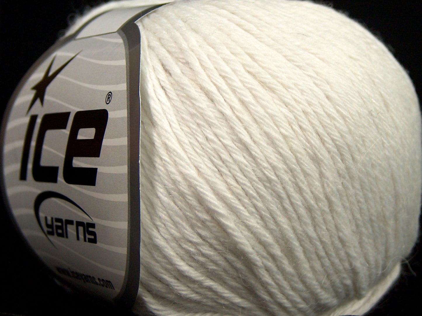 Lot of 8 Skeins Ice Yarns MILANO DK (10% Baby Alpaca 15% Kid Mohair) Yarn White