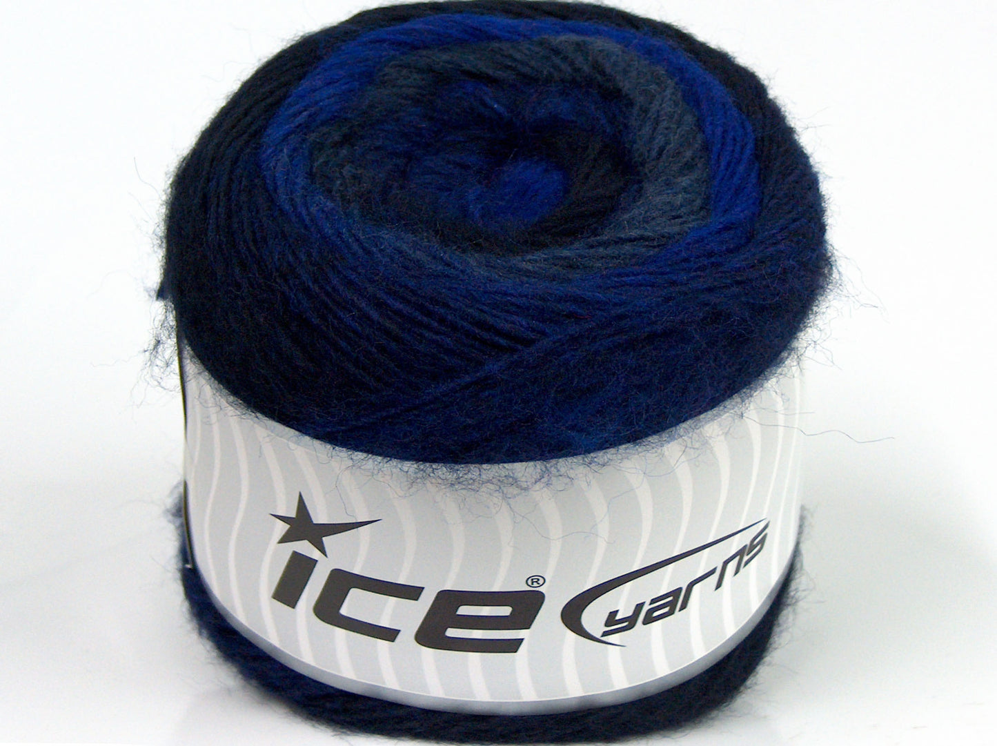 Lot of 2 x 150gr Skeins Ice Yarns CAKES ALPACA WORSTED (20% Alpaca 25% Wool) Yarn Blue Shades Navy Grey